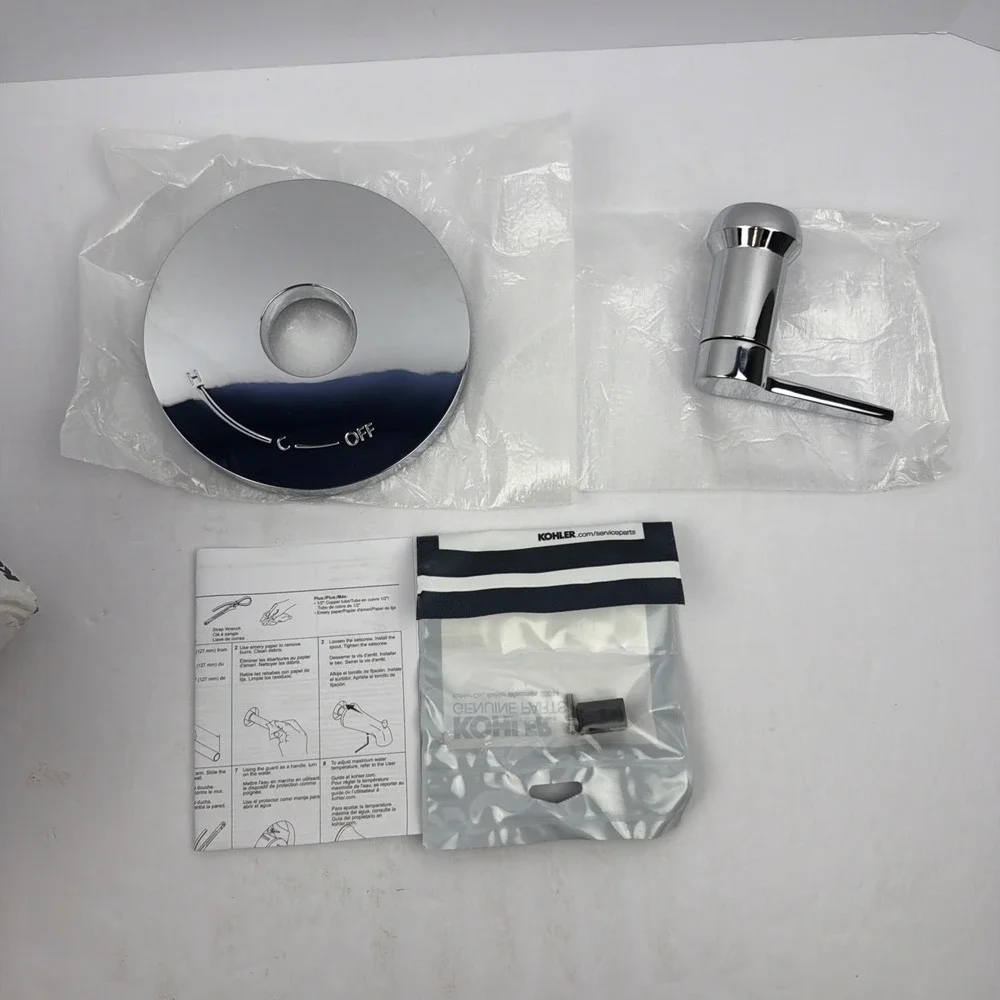 Kohler Pitch R/T Sequential Valve Trim with Handle TS74042-4-CP, Polished Chrome
